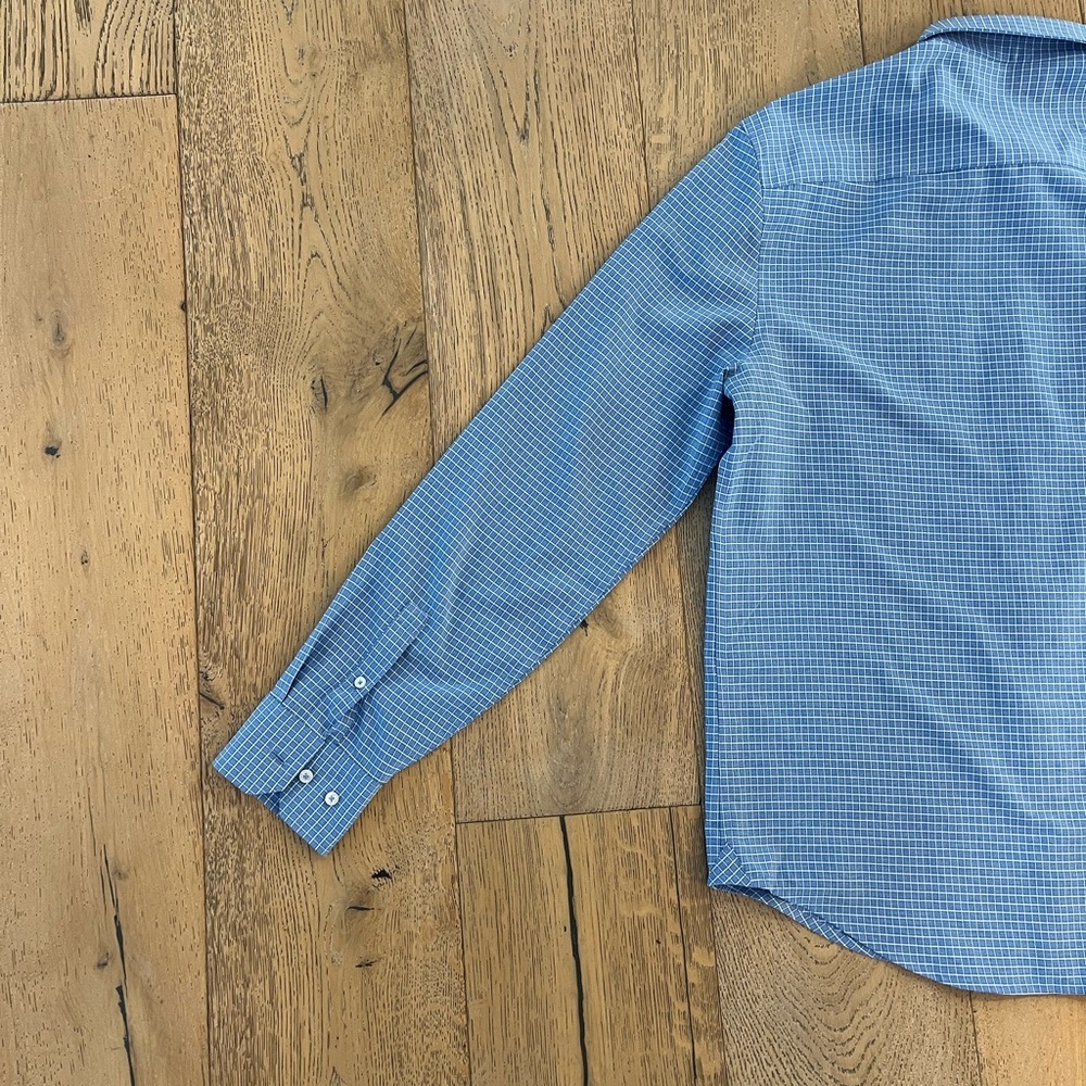 Mack Weldon Aitflex Shirt Highland Check Heather men medium - Picture 8 of 13